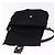 FENDI Mamma Baguette Shoulder Bag Cotton jersey Black Silver - vista 17