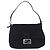 FENDI Mamma Baguette Shoulder Bag Cotton jersey Black Silver - vista 2