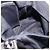 FENDI Mamma Baguette Shoulder Bag Cotton jersey Black Silver - vista 21