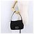 FENDI Mamma Baguette Shoulder Bag Cotton jersey Black Silver - vista 25