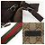 Bolsa Messenger com Zíper Gucci Web Strap em Canvas GG e couro Small Marrom - vista 5