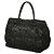 Borsa a raggruppo Prada con placca logo Triangle Nero - vista 2