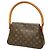 Borsa a tracolla Mini Looping Monogram Louis Vuitton Marrone - vista 2