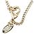 Collana con ciondolo a catena Chanel Coco Mark Nero D'oro - vista 6