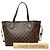 Borsa Louis Vuitton Damier Neverfull PM Marrone - vista 12