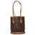 Borsa Tote Louis Vuitton Monogram Petite Bucket PM Marrone
