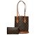 Borsa Tote Louis Vuitton Monogram Petite Bucket PM Marrone - vista 18