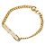 Bracelet à breloques plaqué or Christian Dior Doré