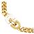 Bracelet à breloques plaqué or Christian Dior Doré - vue 4
