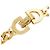 Bracelet à breloques plaqué or Christian Dior Doré - vue 5