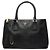 Saffiano Borsa Prada Triangle Logo Plate BN1801 Nero