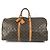 Borsa Louis Vuitton Monogram Keepall 55 Marrone