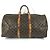 Borsa Louis Vuitton Monogram Keepall 55 Marrone - vista 2
