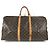 Borsa Louis Vuitton Monogram Keepall Bandoulière 55 Marrone
