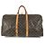 Borsa Louis Vuitton Monogram Keepall Bandoulière 55 Marrone - vista 2