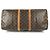 Borsa Louis Vuitton Monogram Keepall Bandoulière 55 Marrone - vista 5