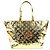Borsa Louis Vuitton Monogram Miroir Bellevue GM D'oro - vista 2