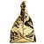 Borsa Louis Vuitton Monogram Miroir Bellevue GM D'oro - vista 3