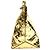 Borsa Louis Vuitton Monogram Miroir Bellevue GM D'oro - vista 4