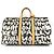 Sac Boston Louis Vuitton Monogram Graffiti Keepall 50 Marron Blanc