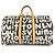 Sac Boston Louis Vuitton Monogram Graffiti Keepall 50 Marron Blanc - vue 2