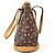 Bucket Borsa Secchiello Louis Vuitton Monogram Cherry PM Marrone Rosso Monogramma - vista 4