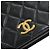 Chanel Vintage Full Flap Quilted Lambskin Small Nero - vista 7