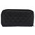 Chanel Cambon Zip Around Quilted Lambskin Long Nero - vista 2