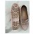 Gancini Salvatore Ferragamo Mocassini in pelle traforata beige - vista 8