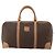 Céline Celine Vintage Duffle Canvas and Leather Marron