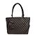 Chanel Cambon Tote aus gestepptem Leder Large Braun