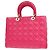 Christian Dior Lady Dior Cannage Medium Rosa - vista 2