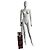Sacai Valigia da cabina in alluminio Nero Silver hardware - vista 15