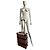 Sacai Valigia da cabina in alluminio Nero Silver hardware - vista 19