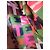 Essentiel Antwerp Abrigo largo de piel sintética marrón con forro estampado Castaño Multicolor - vista 6
