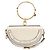 Chloé Chloe Nile Minaudière Leather Bianco