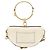 Chloé Chloe Nile Minaudière Leather Bianco - vista 2