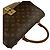 Borsa a tracolla Louis Vuitton Marignan Monogram in pelle Marrone - vista 4