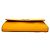 Prada Triangle Logo Plate Nylon Bi-fold Geldbörse Orange - Ansicht 6