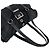 Prada Triangle Logo Hardware Tote Bag Schwarz - Ansicht 4