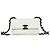 Borsa a tracolla Chanel Matelassé Coco Mark Hardware Nero Bianco