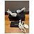 Chanel Décolleté Slingback Argento Glitter Punta Nera Nero Silver hardware - vista 10