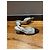 Chanel Décolleté Slingback Argento Glitter Punta Nera Nero Silver hardware - vista 11