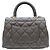 Coco Handle Borsa a tracolla Chanel AS2215 in pelle caviar nera Nero - vista 3