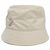 Cappello bucket Prada con logo Triangle Beige