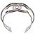 Bracciale Chanel B17V Rhinestone Coco Mark Argento - vista 5