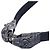 Choker in pelle GUCCI Ag925 Double Tiger Head Nero