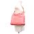 Borsa a tracolla Chanel in vitello lucido rosa corallo - vista 17