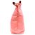 Borsa a tracolla Chanel in vitello lucido rosa corallo - vista 2