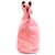 Borsa a tracolla Chanel in vitello lucido rosa corallo - vista 4